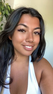 Full volume lash set result